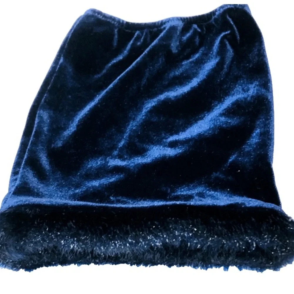 American Girl Blue Velvet Holiday 2000 Jacket Skirt Shoes Hair Accessory